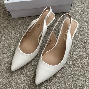 Dream Pairs White Kitten Heels